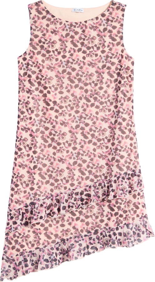 Love, Fire Kids' Ruffle Asymmetric Hem Dress