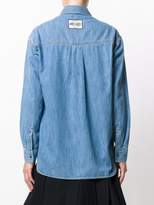 Thumbnail for your product : Kenzo logo patch shirt