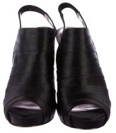 Thumbnail for your product : Calvin Klein Collection Pleated Slingback Pumps