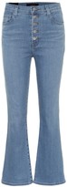 Thumbnail for your product : J Brand Lillie high-rise flared jeans