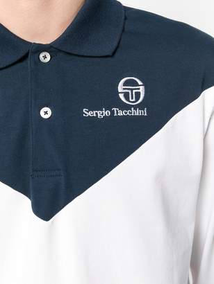 Sergio Tacchini colour block polo shirt
