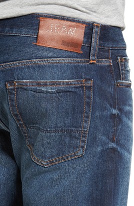 Jean Shop Slim Straight Leg Selvedge Jeans (Moon Shadow) (Regular & Big)