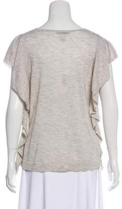 Autumn Cashmere Ruffled Cashmere Top w/ Tags