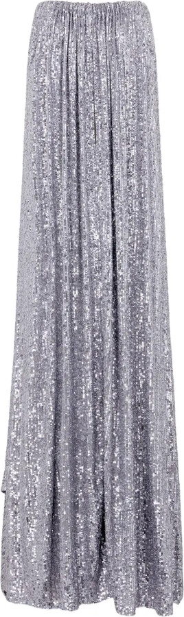 Rabanne Sequined High-Low Dress