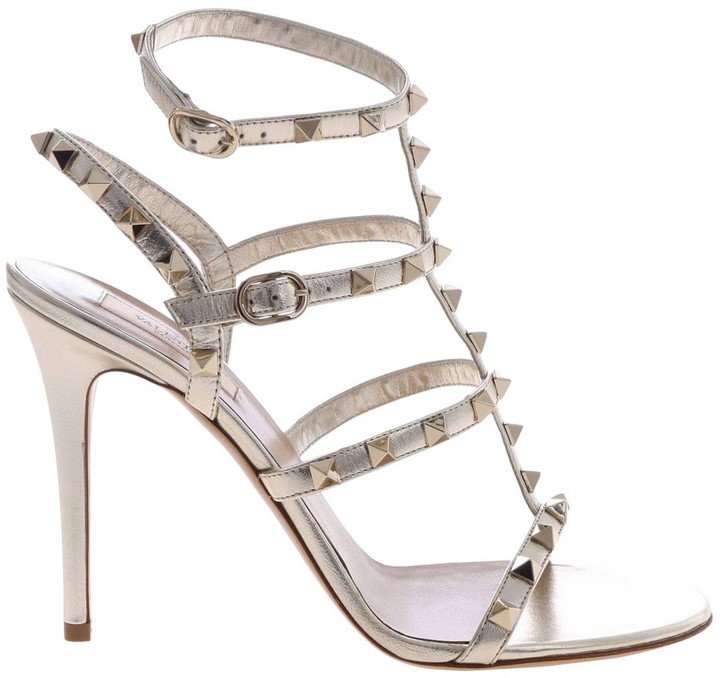 rockstud ankle strap sandal valentino garavani
