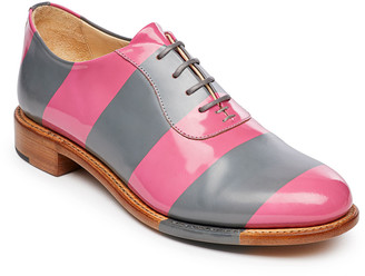 rose gold oxford shoes womens