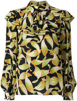 Thumbnail for your product : No.21 printed ruffle blouse