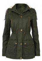 Thumbnail for your product : Hooded Coated Jacket