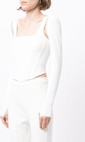 Thumbnail for your product : Dion Lee Pointelle Corset Top