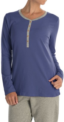 Calida Favourites Trend Pajama Shirt - Long Sleeve (For Women)