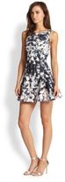 Thumbnail for your product : Autograph Addison Pixelated Floral-Print Fit-&-Flare Dress