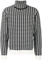 Thumbnail for your product : Haider Ackermann houndstooth roll neck jumper