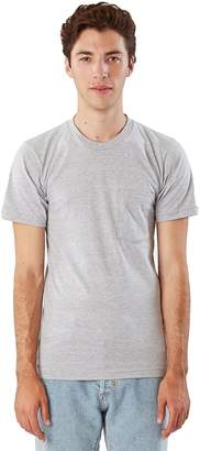 American Apparel Men's Fine Jersey Pocket Short Sleeve T-Shirt