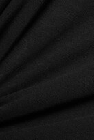 Thumbnail for your product : Skin + Net Sustain Athena Reversible Organic Pima Cotton-blend Jersey Pajama Pants - Black