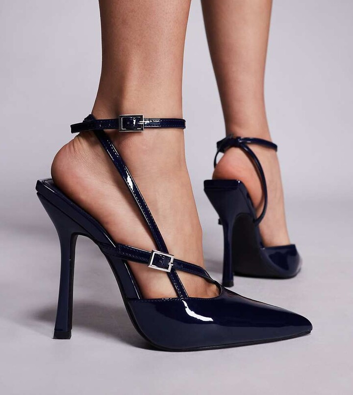 Navy High Heels Shop The Largest Collection ShopStyle AU