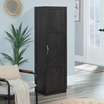 Miscellaneous Storage 4-Shelf Storage Cabinet In Raven Oak