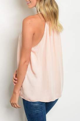 Do & Be Pink Button Halter