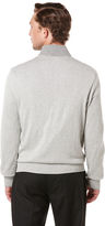 Thumbnail for your product : Perry Ellis Stripe Quarter Zip Sweater
