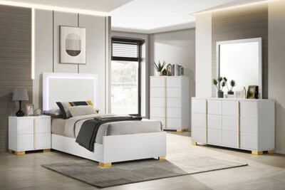 Mercer41 Sophisticated Style - Watford 4-Piece Bedroom Set