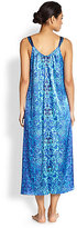 Thumbnail for your product : Oscar de la Renta Sleepwear Persian Scroll Long Gown
