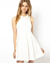 Thumbnail for your product : Mademoiselle Tara Cotton Pique Dress with Collar