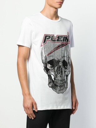 Philipp Plein rhinestone skull T-shirt