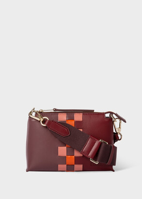 Save 9% Paul Smith Leather Swirl Cross Body Bag in Red Womens Bags Crossbody bags and purses 
