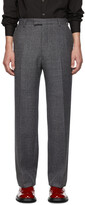 Thumbnail for your product : Prada Grey Wool Prince Of Wales Trousers