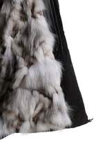 Thumbnail for your product : Mr & Mrs Italy Canvas Long Parka W/ Fox Fur Lining