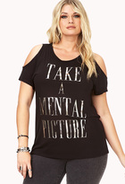 Thumbnail for your product : Forever 21 FOREVER 21+ Standout Take A Picture Tee