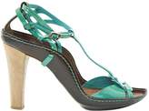 Thumbnail for your product : Celine Green Patent leather Sandals