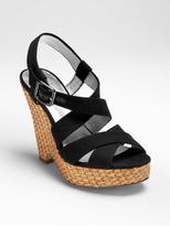 Thumbnail for your product : Banana Republic 'Veronique' strappy platform wedge