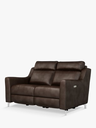John Lewis & Partners Elevate Medium 2 Seater Power Recliner Leather Sofa