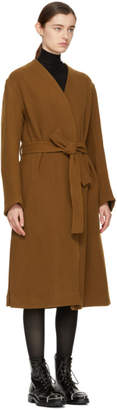 Studio Nicholson Brown Maselli Robe Coat