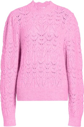 Galini Alpaca-Blend Pointelle Sweater