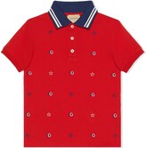 Thumbnail for your product : Gucci Children Double G-embroidered polo shirt