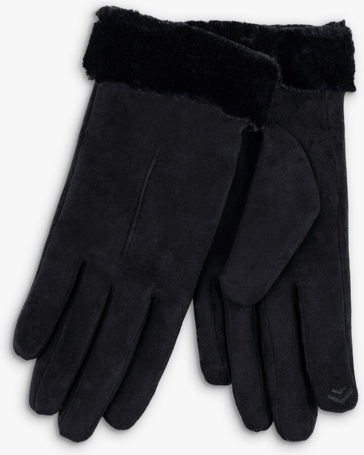 totes Ladies One Point Faux Suede Gloves - ShopStyle
