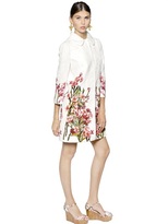 Thumbnail for your product : Dolce & Gabbana Cotton Silk Oleandro Brocade Coat