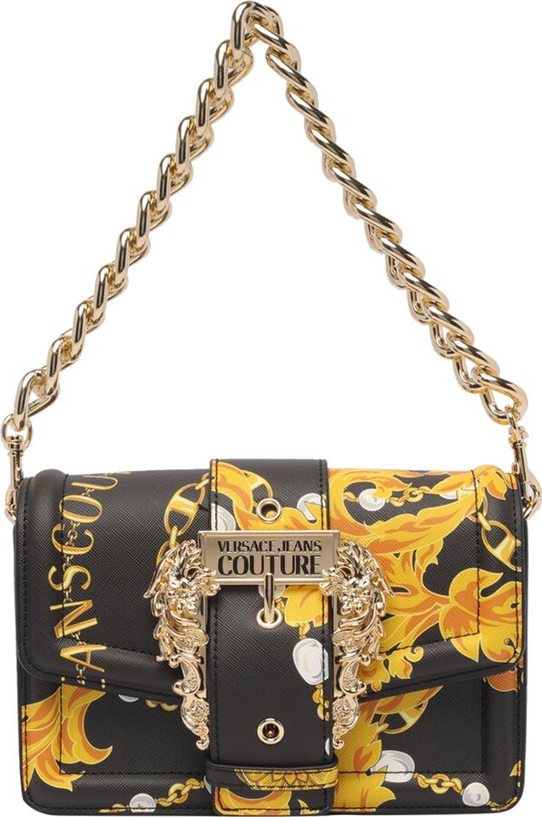 Versace Jeans Couture Logo Buckle Detailed Crossbody Bag - ShopStyle