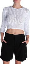 Thumbnail for your product : Theyskens' Theory Kaysi Crop Sweater