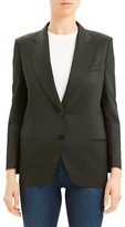 Thumbnail for your product : Theory Sleek Twill Straight Blazer