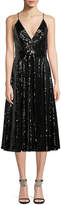 Thumbnail for your product : Jay Godfrey Sequin Midi Cocktail Dress w/ Full Skirt
