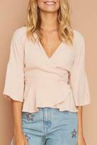 Thumbnail for your product : MinkPink Wanderers Wrap Top