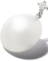 Thumbnail for your product : TASAKI 18kt white gold Mabe pearl and diamond earrings