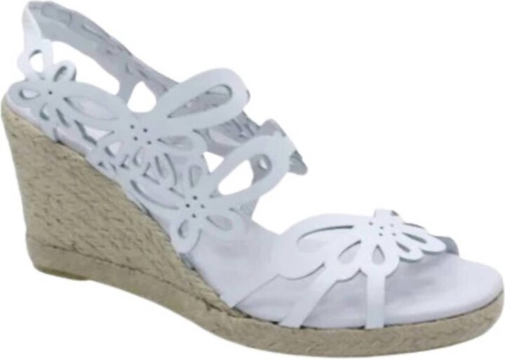 Eric Michael Women's Jillian Wedge In White
