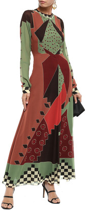 Etro Printed Silk-georgette Maxi Dress