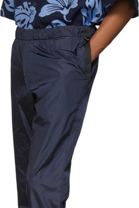 Prada Navy Elastic Waist Trousers