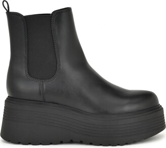 Nine West Women's George Round Toe Platform Casual Boots - ShopStyle