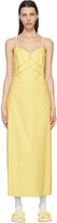Thumbnail for your product : MM6 MAISON MARGIELA Yellow Faux-Leather Slip Dress