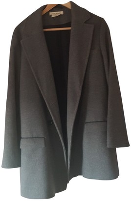 Isabel Marant Pour H&m Grey Wool Coat for Women